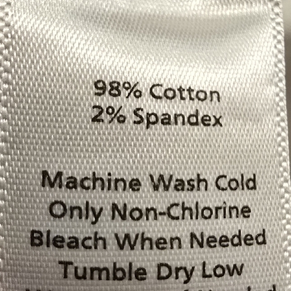 White Sleeveless Talbots 6P Cotton Spandex Top - Picture 6 of 9